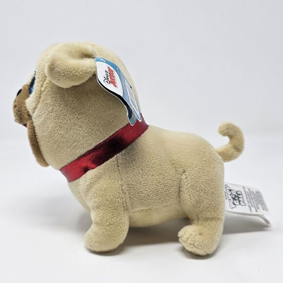 Rolly Pug Puppy Dog Pals Disney Junior 6” Stuffed Animal Toy Plush Brown Small - Picture 2 of 12